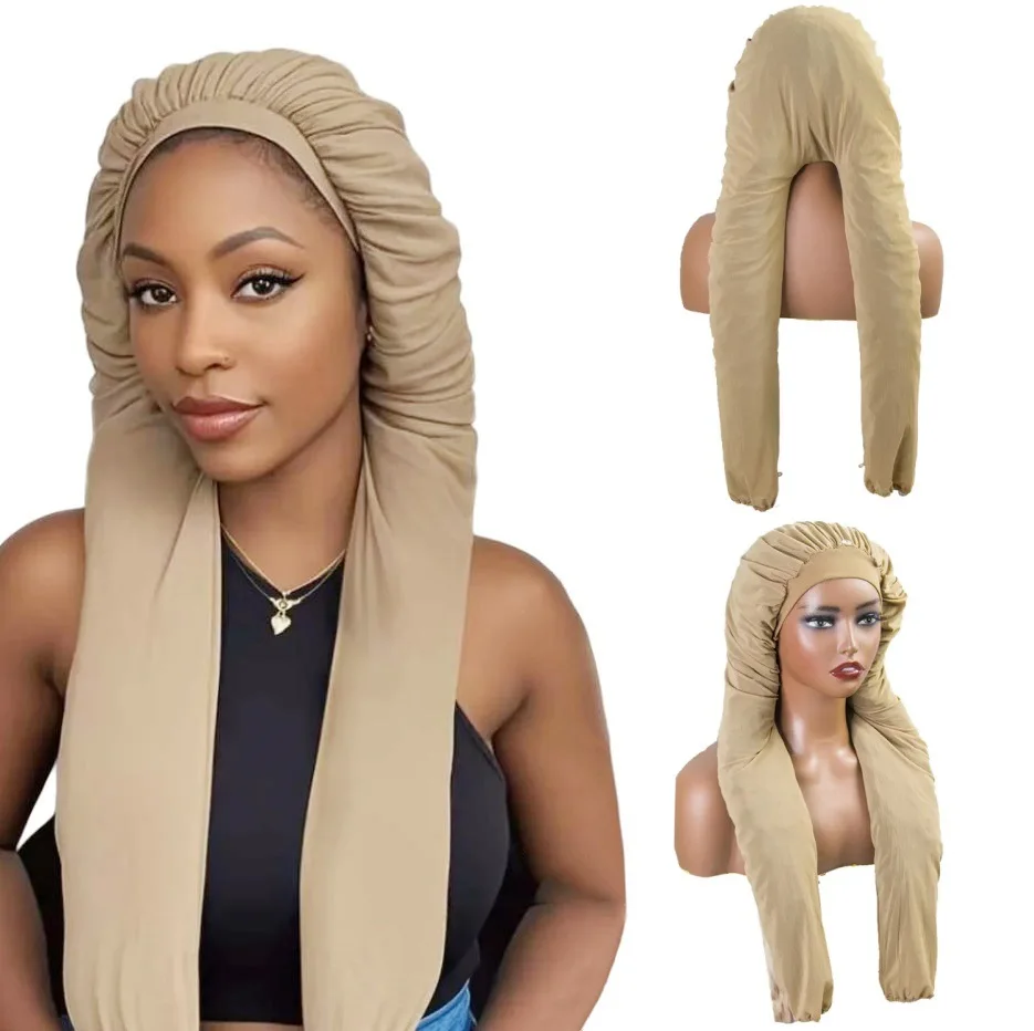 Long Hair Bonnets for Sleeping 2 in 1 Long Hair & Bonnet for Women&Soft Breathable and Smoothy&Bonnet for Braids