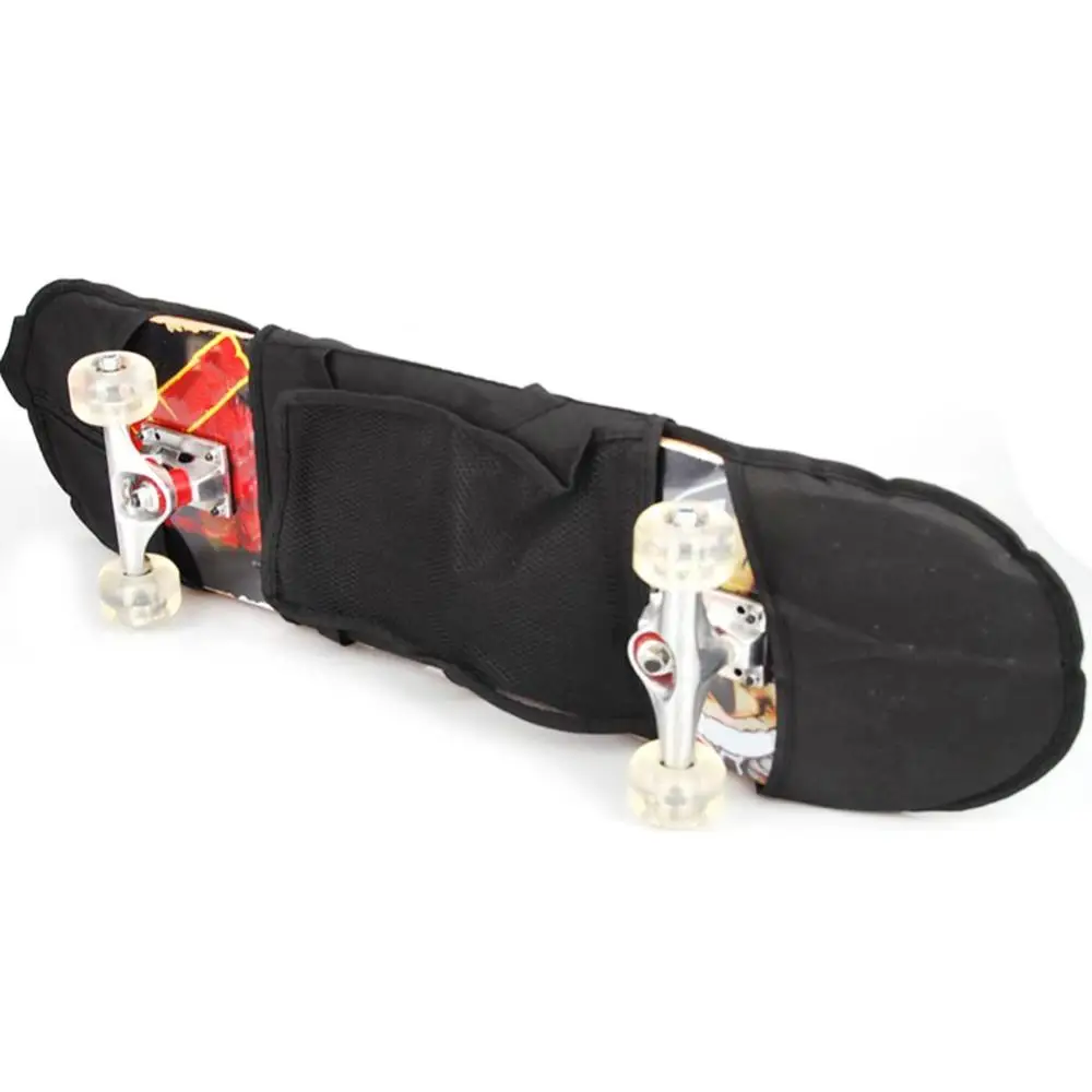 Bolsa de transporte para monopatín, mochila de protección para deportes al aire libre, estuche de transporte para Longboard, color negro, 81cm