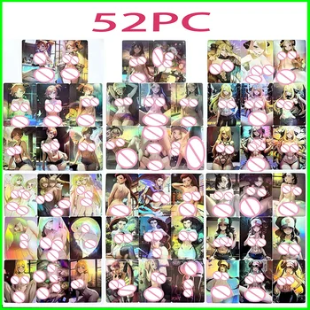 Żona Karty kolekcjonerskie Gry dla chłopców Zabawki Gry stołowe Prezenty urodzinowe DIY Anime Serena Iono Nami Rui Premium Flash Card 53PC
