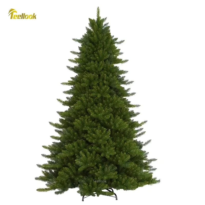 

Teellook's new pointed PVC Christmas tree with LED lighting, perfect for decorating homes and schools during Christmas