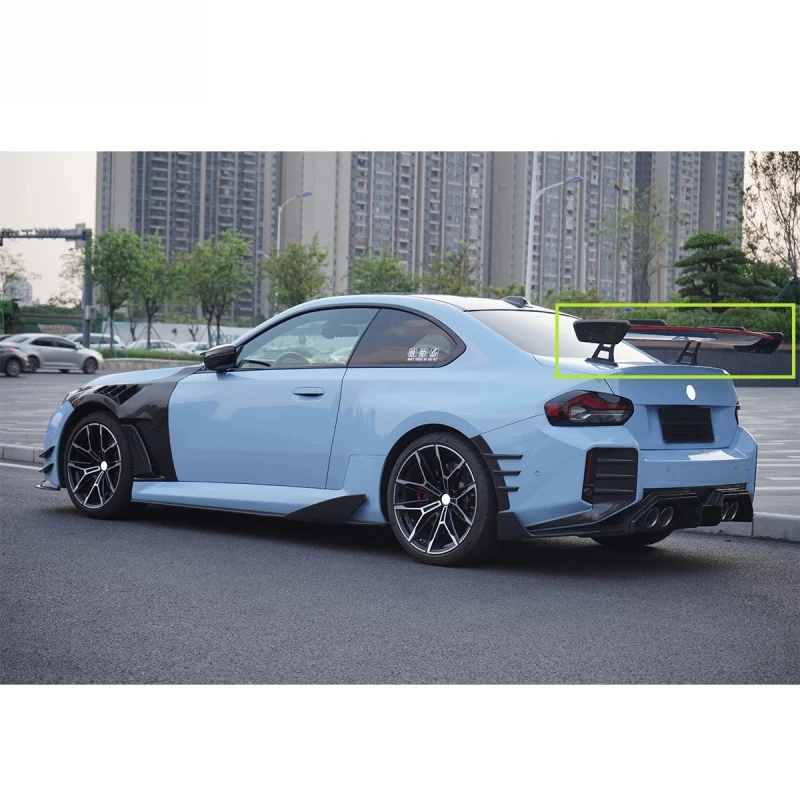 Hot Selling SK Style Rear Spoiler Wing with Brackets, Suitable G87 M2 Sedan Exterior Modification Accessories.