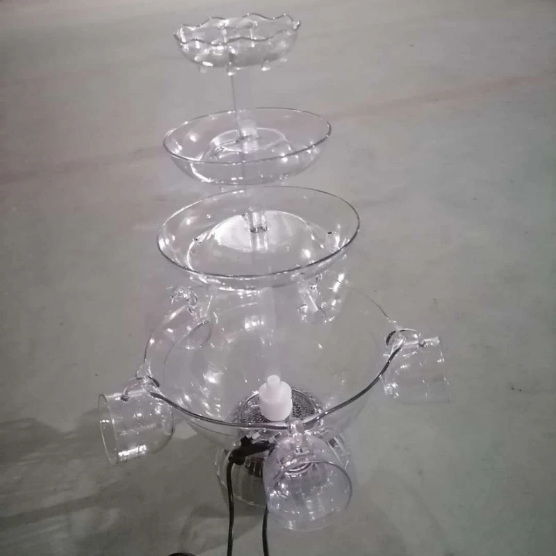 

5 Glasses of Red Wine Fountain Party Wine Tasting Wine Tower Fountain AS Material 2.8L Capacity