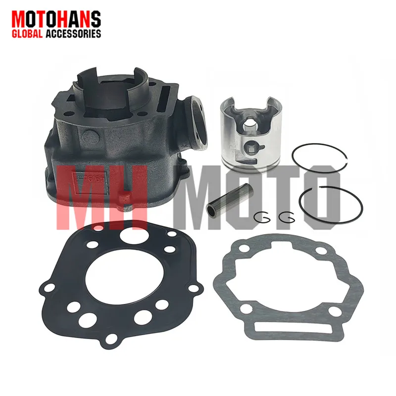 Afbeelding 3: 47MM cilinderkit voor 50cc Derbi Senda SM DRD Pro EU2 05-11 EU2 2VER 05-08 X-Treme EU2 14 EU2 Limited Ed 14-17
