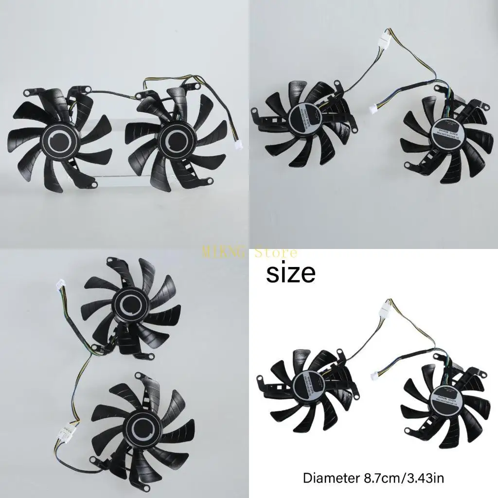 T129015SU 4Pin 12V Coolers Fan Graphics Card Cooling VGA Fan for RTX2060 best sale