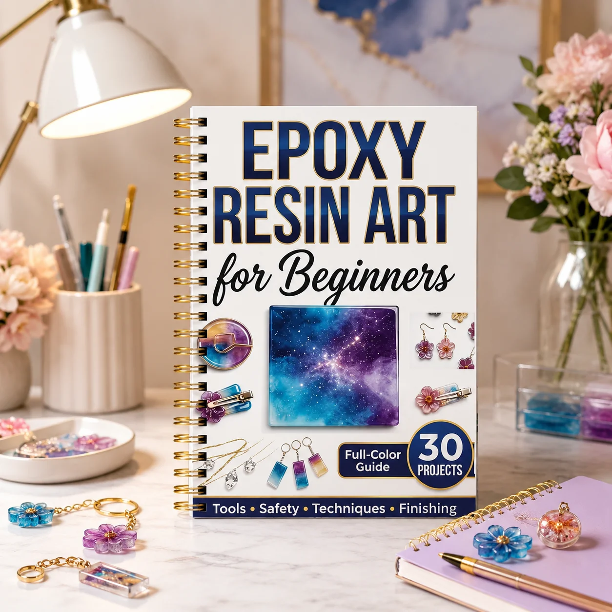 Introducción al Guía Espiral A - Resin Art Guide Free reseña y precio