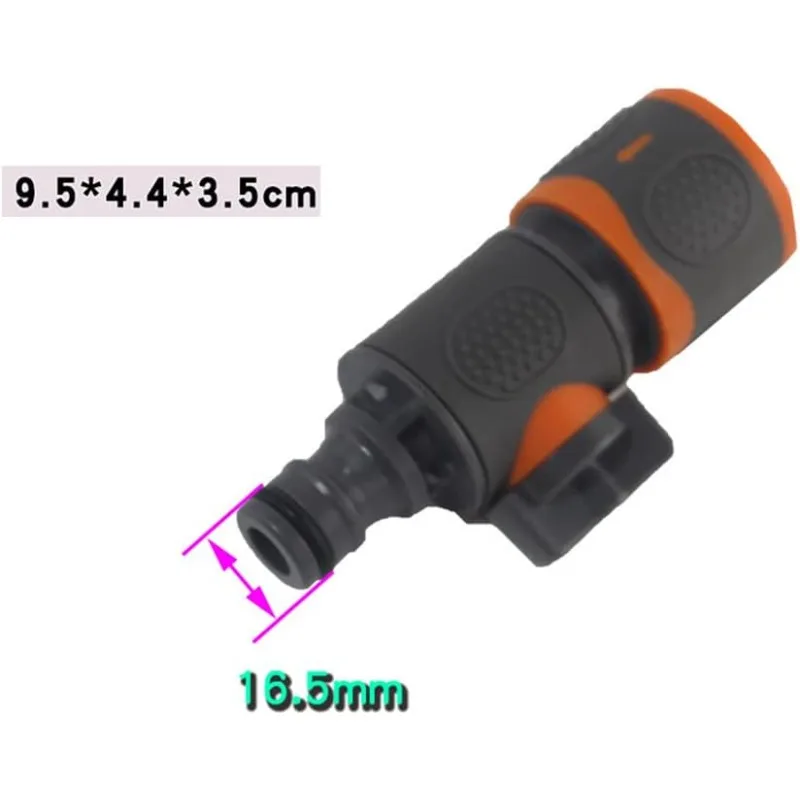 Irrigation Garden Hose Connector Garden Tap Drip Irrigation System Waterstop Fittings 1/4