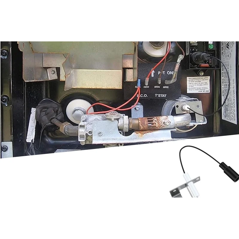 ABJN-RV 温水器用交換部品 - Atwood/Dometic 用 - 93868 6&10 ガロン - 点火装置電極 - スパークプローブセンサー電極