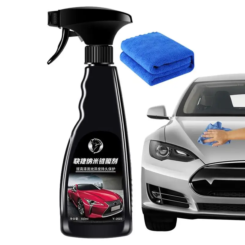 

Car Paint Coating Spray 550ML Car Scratch Repair Dirt Cleaner Spray Car Exterior Accessories For Dirt Grease Mud Dust Stubborn