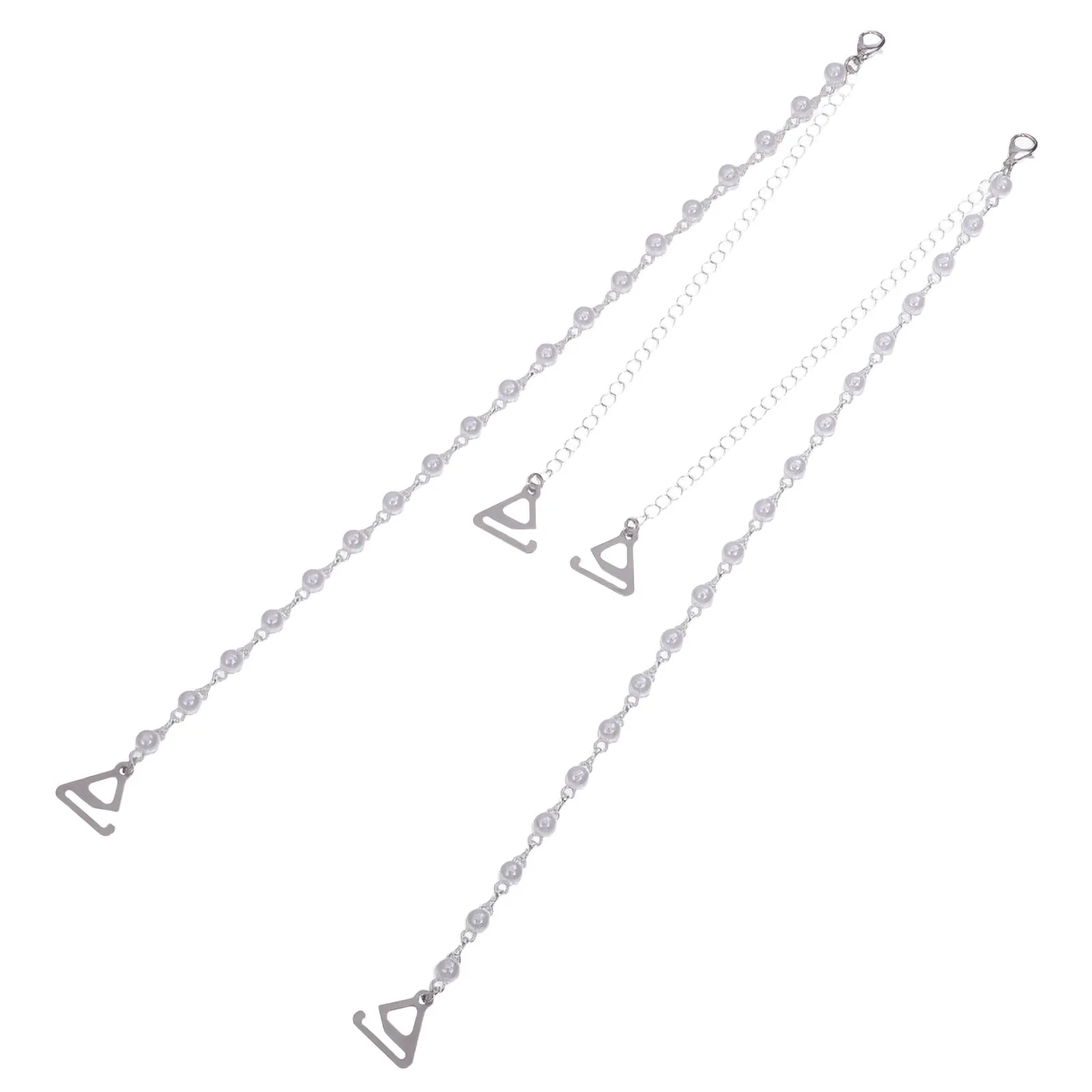 

1Pair Pearl Bra Shoulder Straps Fashionable Non-Slip Durable Comfortable for Dresses Summer Underwear Accessories Bra Decoration