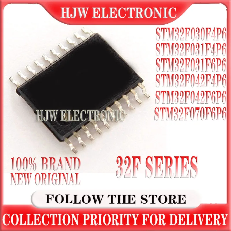 (10piece)100% New STM32F030F4P6 STM32F031F4P6 STM32F031F6P6 STM32F042F4P6 STM32F042F6P6 STM32F070F6P6 TSSOP-20 Chipset