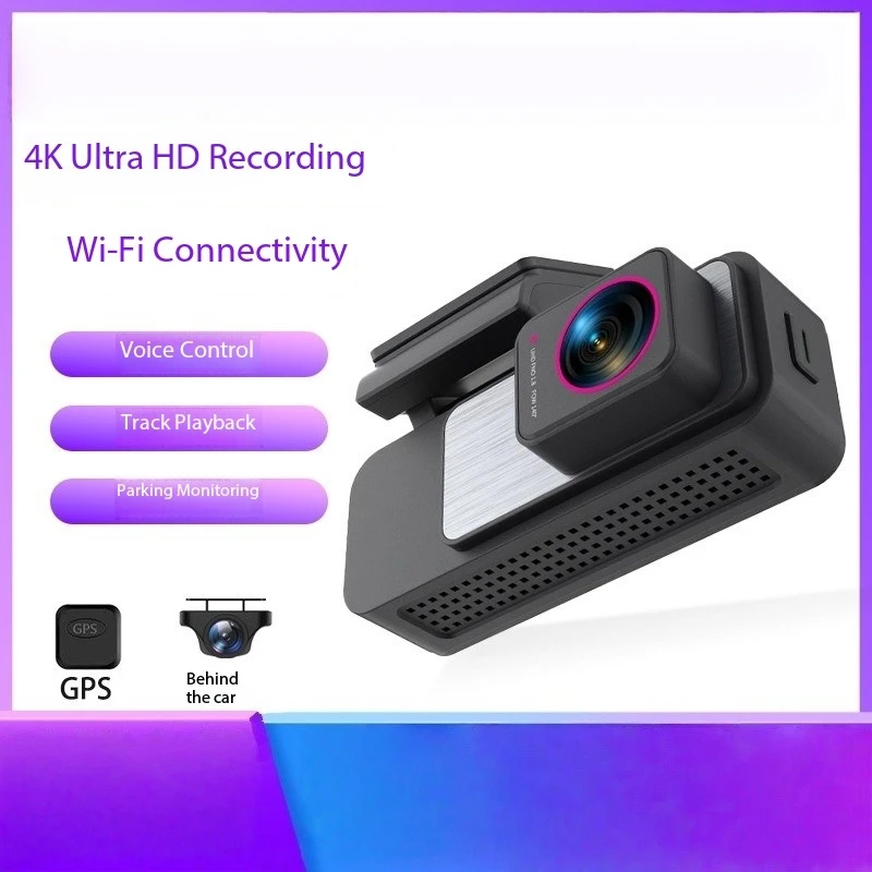 

4K Front And Rear Dual Recording High-Definition Night Vision Wi-Fi Connected Parking Monitoring Recorder