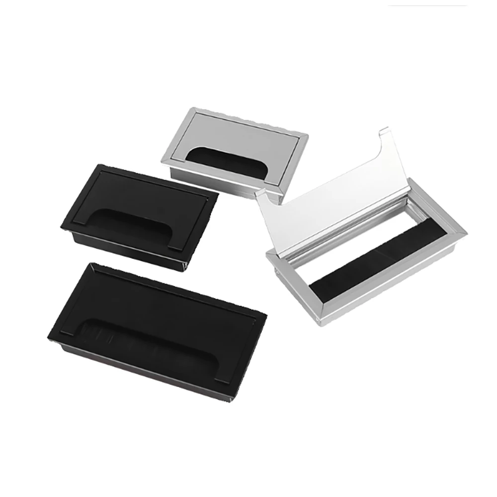 

1 шт. заглушка для вентиляционного отверстия из алюминиевого сплава, длина 80-1000 мм, для мебели и офиса, черная/серебристая