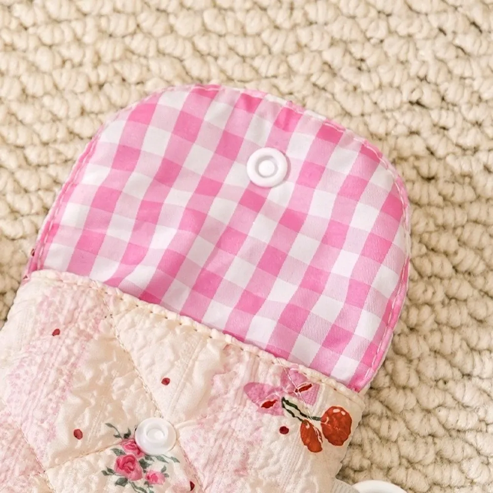 

Bow-print Eyeglasses Storage Bag Soft Crush Proof Padded Glasses Case Anti Scratch Portable Travel Sunglasses Protective Cover