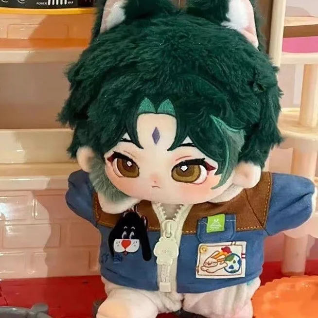 Genshin Impact Xiao peluche coton poupée sac à dos pendentif décoration jeu périphérie Collection garçon en peluche jouet cadeau