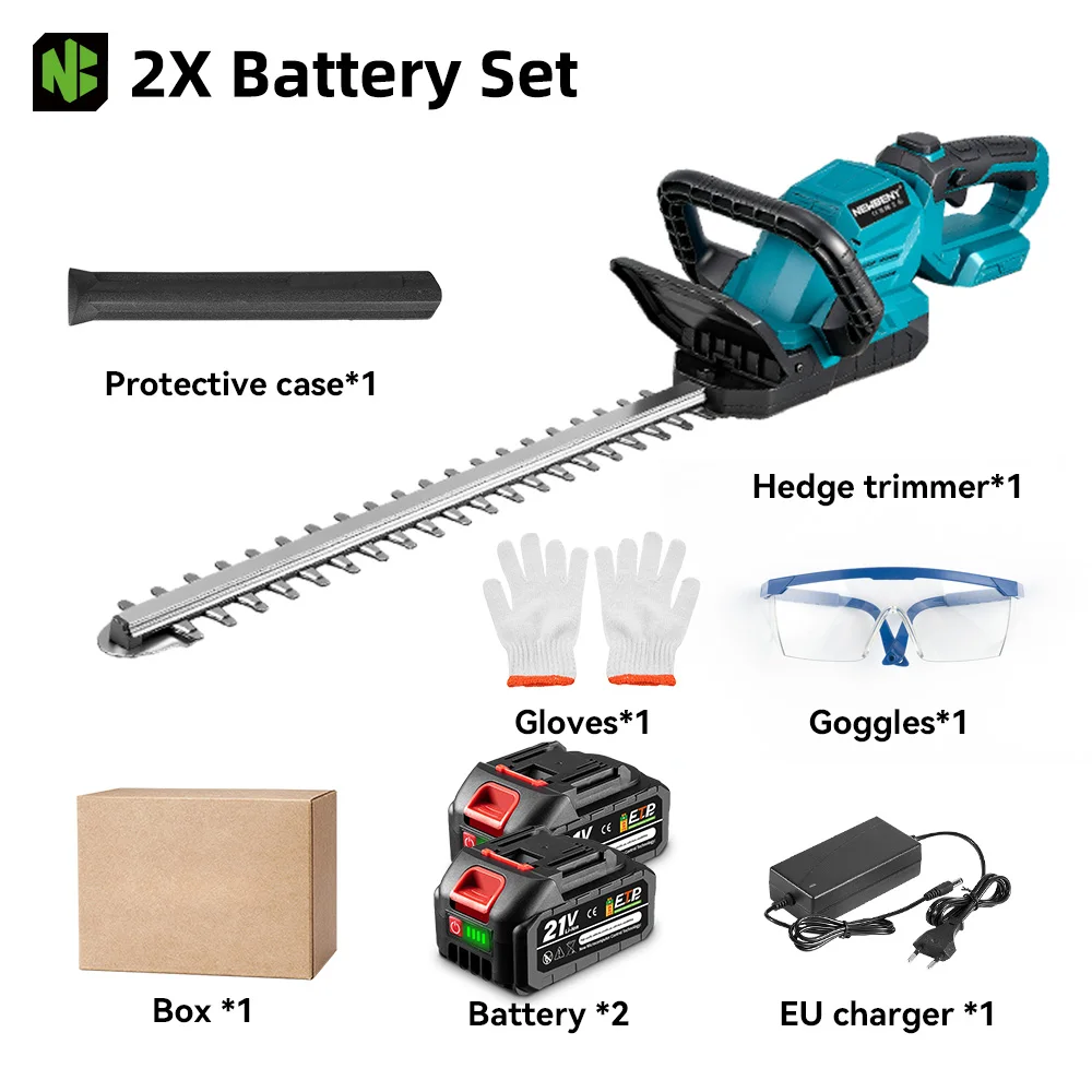 Nieuwe Beny Elektrische Heggenschaar Handvat 180 ° Aanpassing van grasmaaier, tuinlandschapsarchitectuur, heggenschaar, trimmer voor Makita-batterijpennen