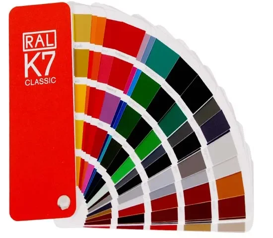 

2026 Metal Color Code German Ral Classic Color Card K7