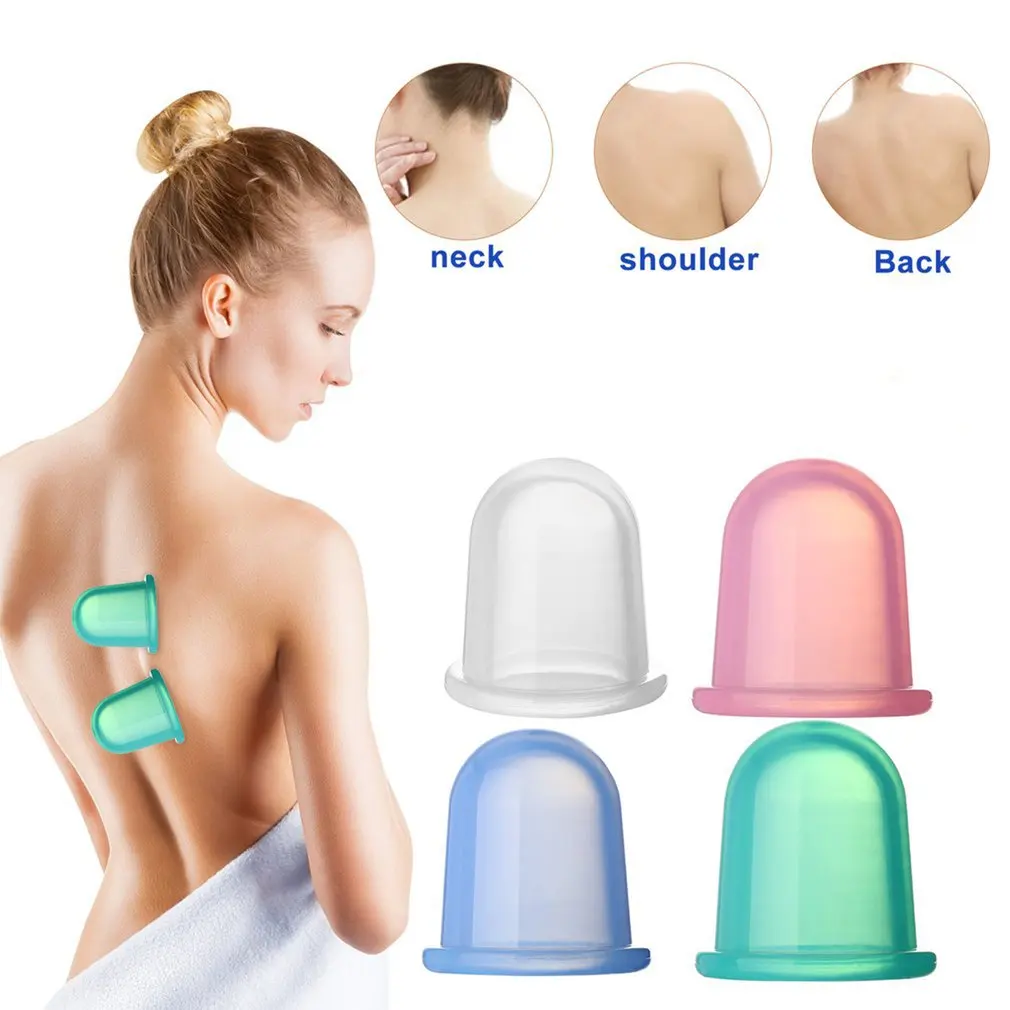 

Silicone Vacuum Cup Suction Cups Vacuum Cans Massage Full Body Face Neck Massage Suction Cup Cupping Health Care Massage Tools
