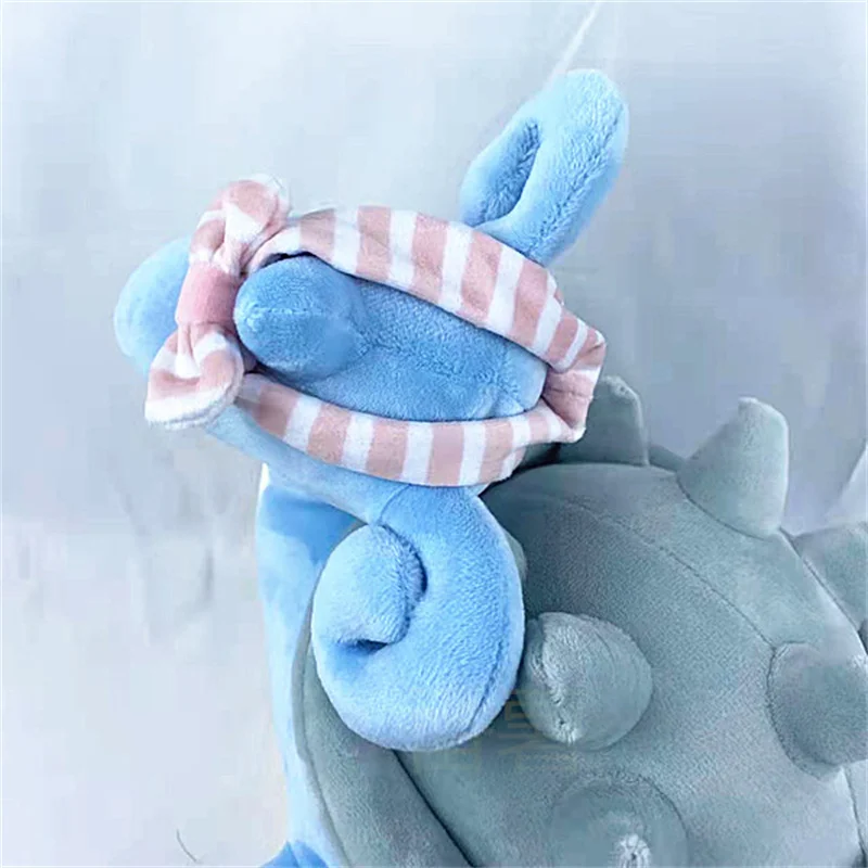 Pokemon bowknot Lapras peluche giocattoli farciti bambola bambola regalo di natale per un amico