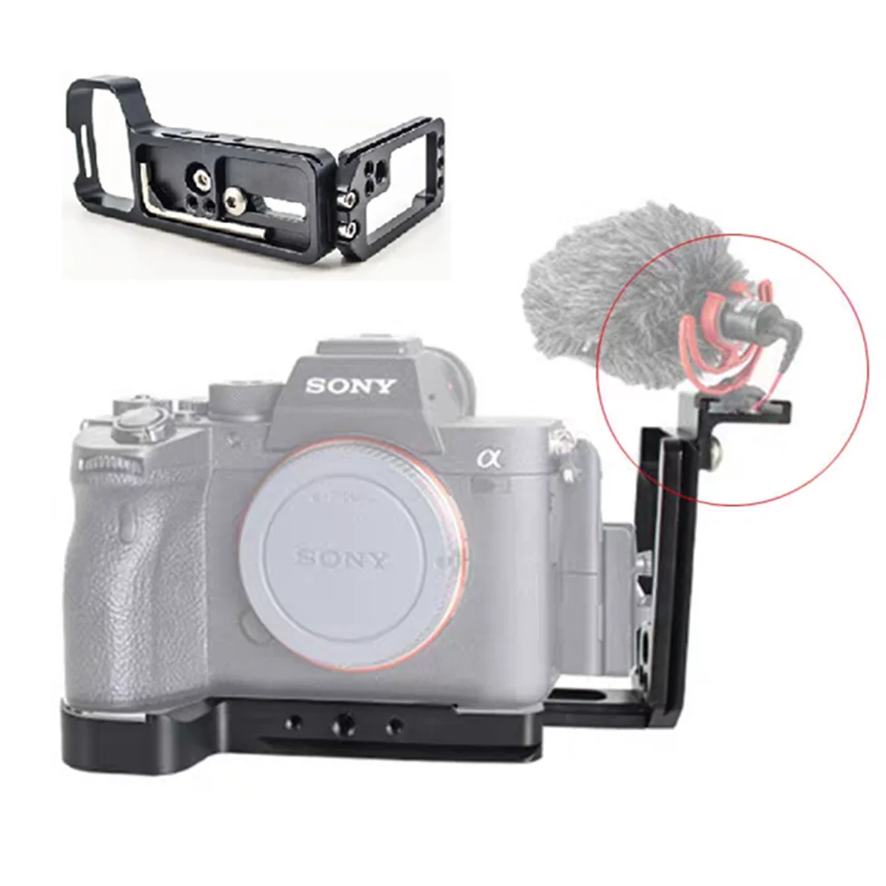 A7M3 L Bracket Plate for Sony A7M3 A7R3 A9 A7R3A A7M3R, Arca Swiss Quick Release Mount Plate Between Horizontal & Vertical Shoot