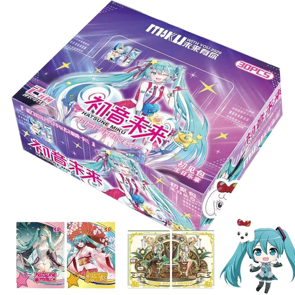 

Original Hatsune Miku Card For Children Virtual Idol Singer HR OR PR BP Exquisite Rare Limited Game Collection Card Kids Gifts