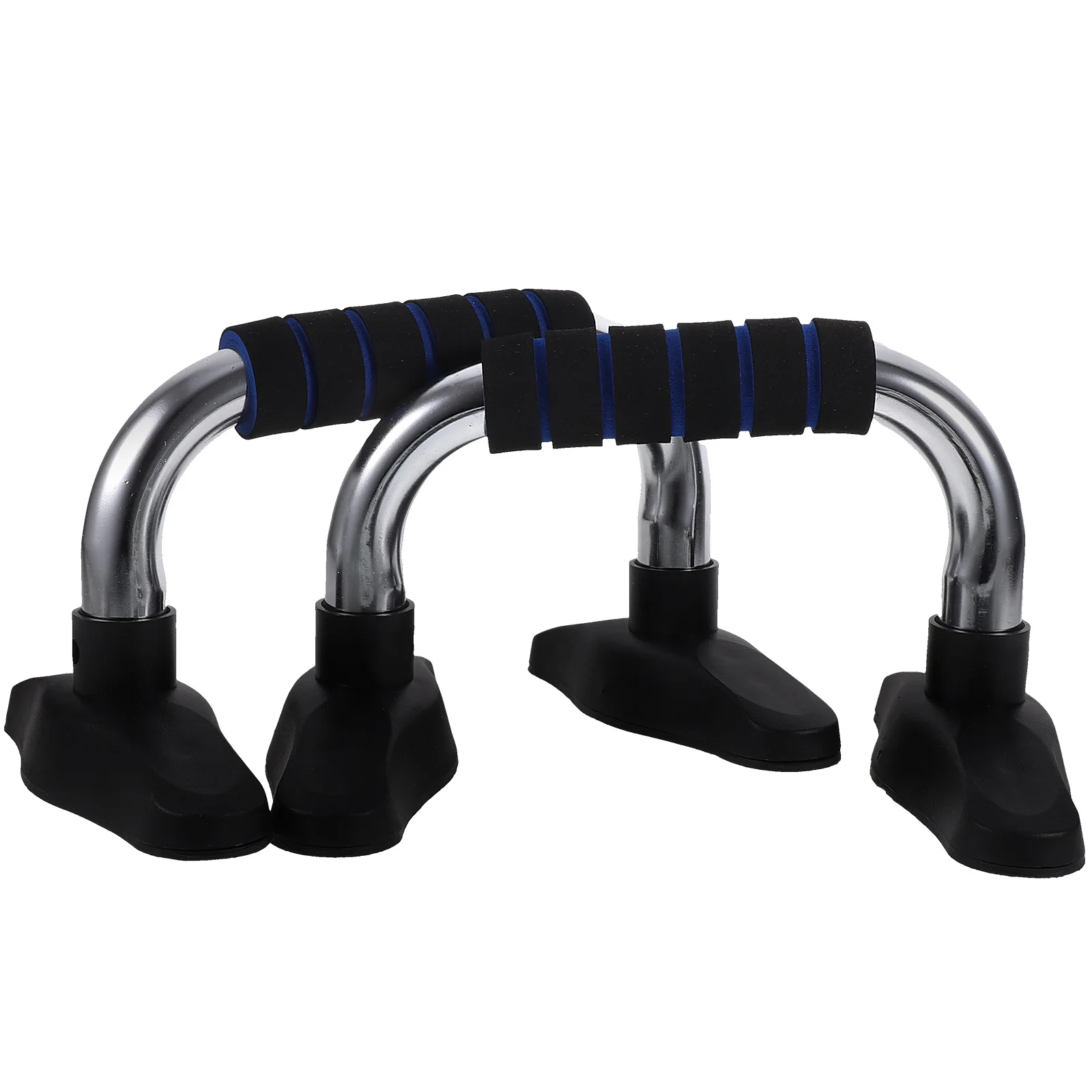 Fitness Equipment I-shaped Home Use Push-up Support Frame Training Stands Sponge Plastic Workout Equipment Bars 