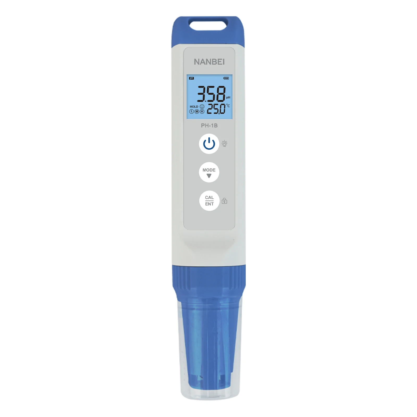 PH meter portable digital PH solution concentration specific gravity easy auto-calibration IP67 rating