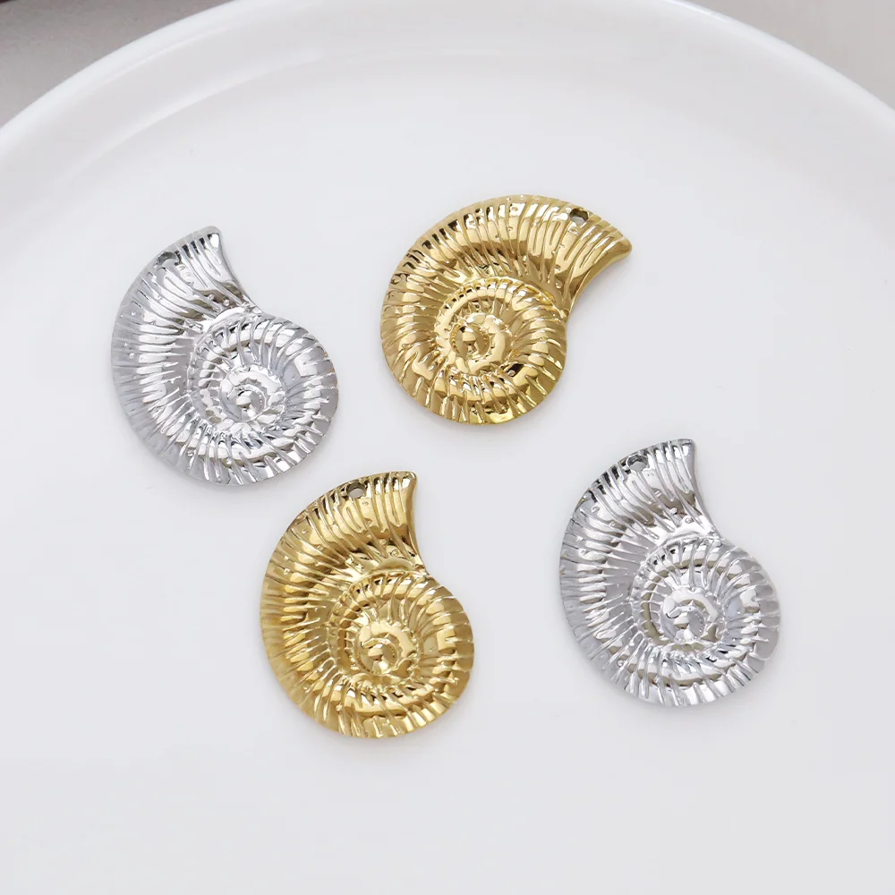 

Cordial Design 40Pcs 22*30MM Pendant For Necklace/Stainless Steel/Hand Made/Conch Shape/Jewelry Findings & Components #195118