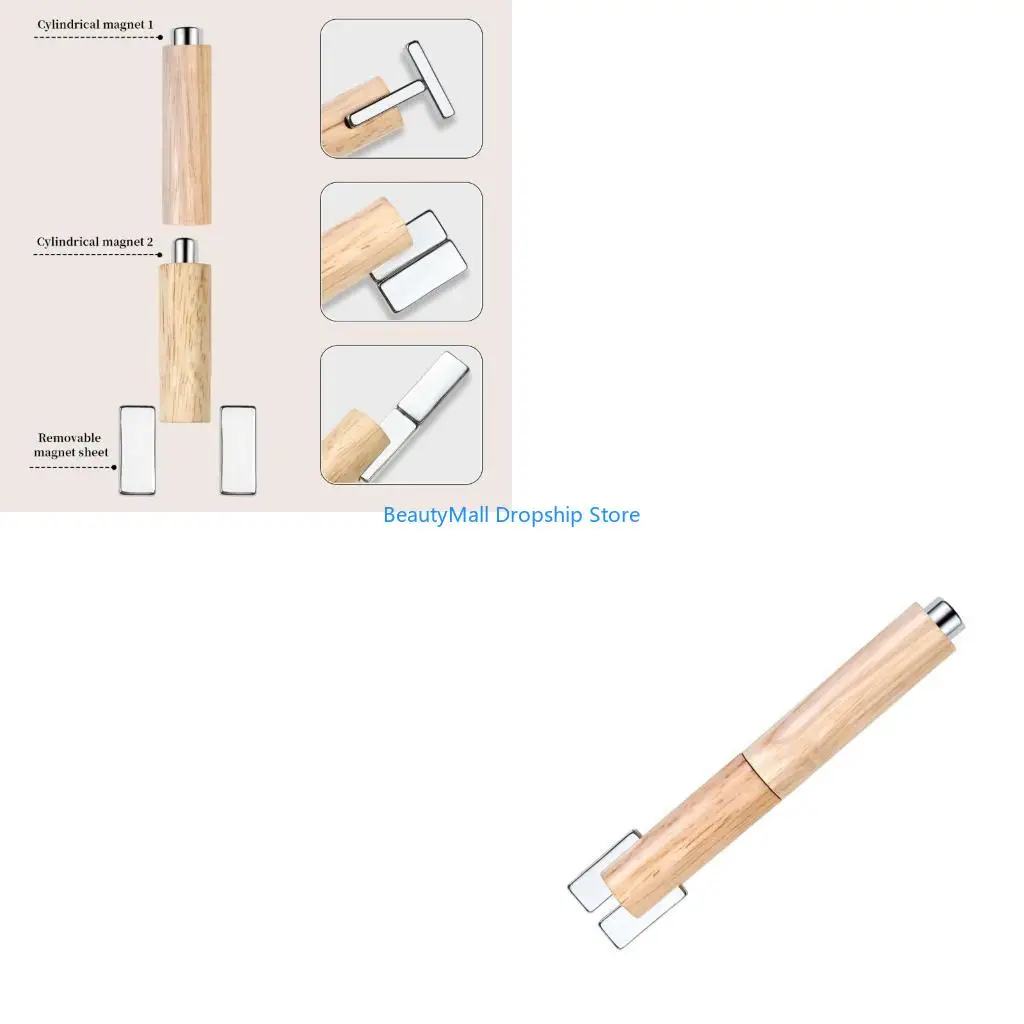 40JD مسمار المغناطيس القطط العين المغناطيس مسمار المغناطيس عصا مسمار المغناطيس أداة القطط العين جل دهان الأظافر قلم مغناطيسي #1
