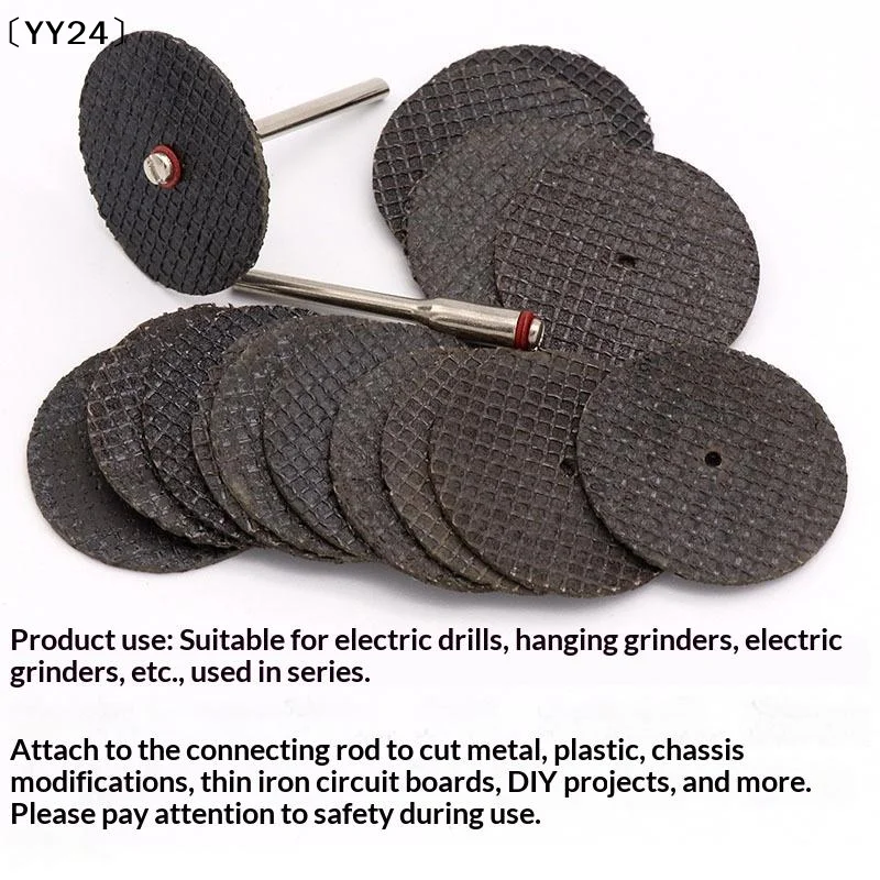 11/21/25/54 Pcs Abrasive Cutting Disc 32mm With Mandrels Grinding Wheels For  Metal Cutting Rotary Tool Saw 〔YY24〕