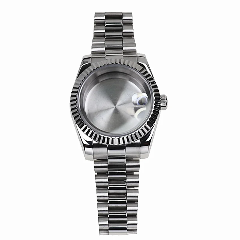 

For Nh35a Nh36 Nh34 Automatic Movement SKX MOD High Quality 36mm 39mm Sapphire Crystal 316l Steel Watch Case And President