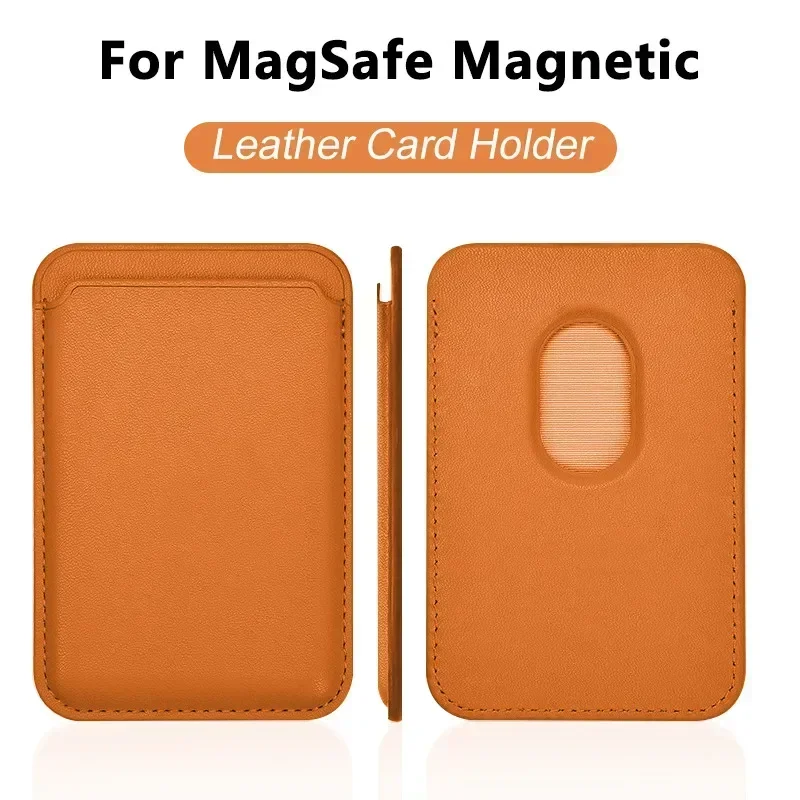 Voor Magsafe Accessoires Magnetische Portemonnee Houder Lederen Case Voor iPhone 13 12 14 15 16 17 Pro Max Kaarthouder telefoon Portemonnee Cover