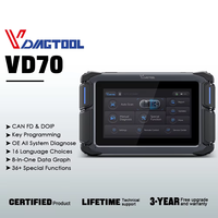 VDIAGTOOL VD70 Bidirectional Scan Tool Automotive Diagnostic Scanner CAN FD & DoIP&FCA ECU Coding  OE Full System Scan 36+Resets