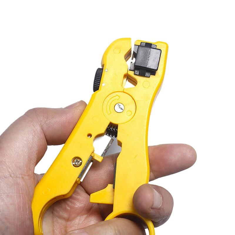 Multifunction All-In-One Stripping Tool Wire Stripper Coaxial Cable Stripper Cutter Plier Rotary Wire Stripping Electrician Tool