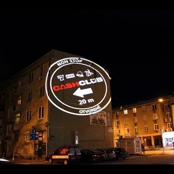 

Custom Advertising Equipment Outdoor Waterproof Gobo Image Logo Projector LED Advertising Light