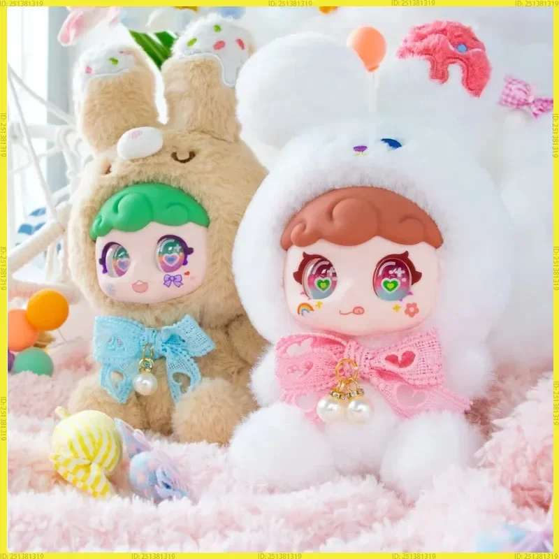 

Оригинальная матовая кремовая серия Villay, плюшевая виниловая слепая коробка, кукла в виде животного, модная игрушка, подвеска, украшение для девочки, сюрприз, подарок на день рождения