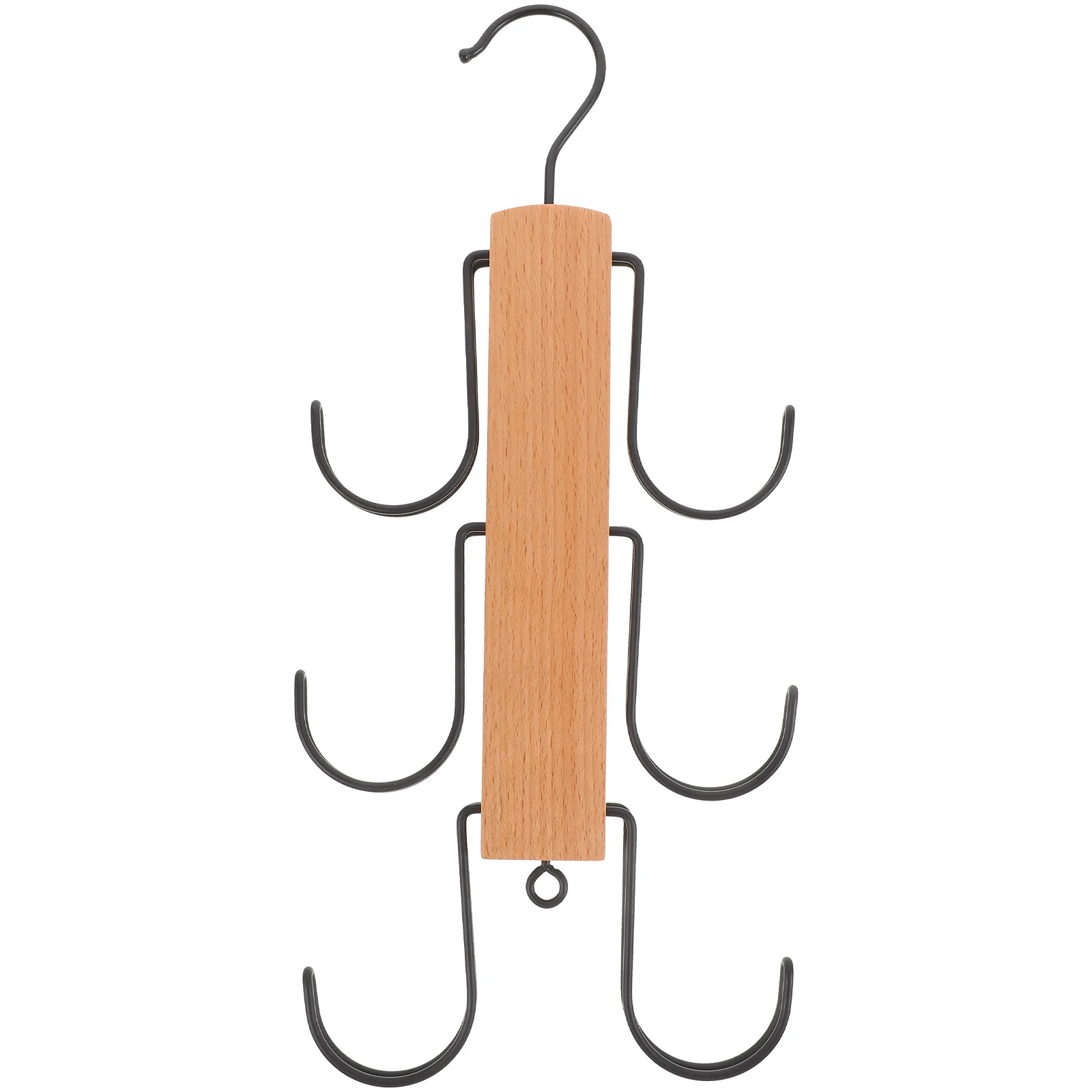

1pc Rotary Bag Hanger Hook Closet Organizer Handbag Purse Hat Clothes Hangers Rustproof Stable Arc Design Practical Decorative