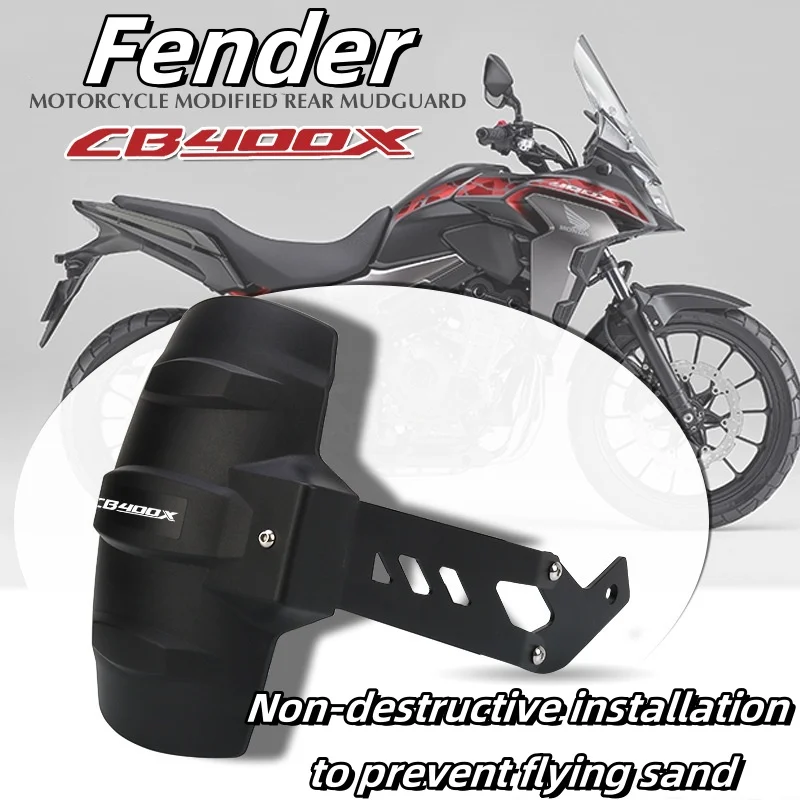 For HONDA CB400X CB 400X CB400X 2019-2022  Motorcycle Accessories Modified Rear Fender  Anti Flying Sand Mudflap Guard Cover