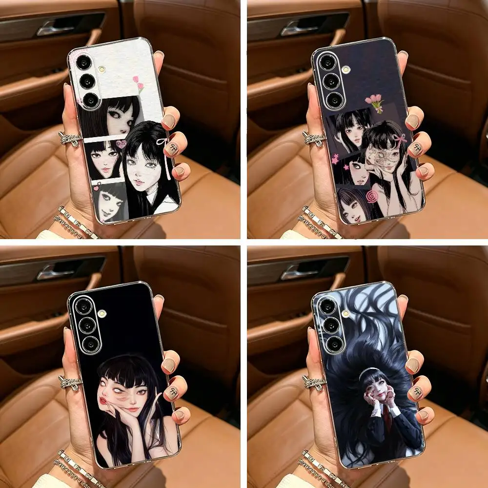 Horror Manga-T-Tomie Phone Case For Samsung Galaxy A71,A70,A52,A51,A40,A30 Transparent Cover