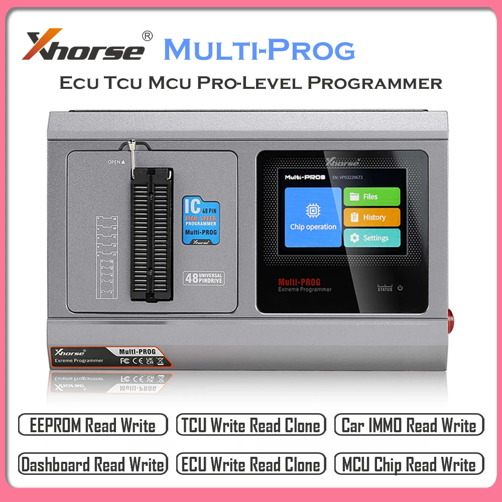 Xhorse Multi-Prog-Programmierer Ecu-Programmierer-Update von vvdi prog mit kostenlosen mqb48-Lizenzexperten im Batch-Schreib chips