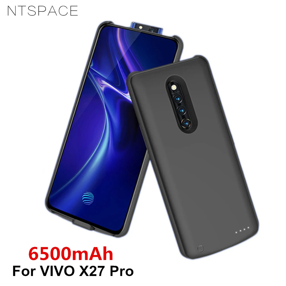 

NTSPACE Power Bank Case for VIVO X27 Pro External Battery Charger Cases 6500mAh Ultra Slim Portable Charger Powerbank Cover