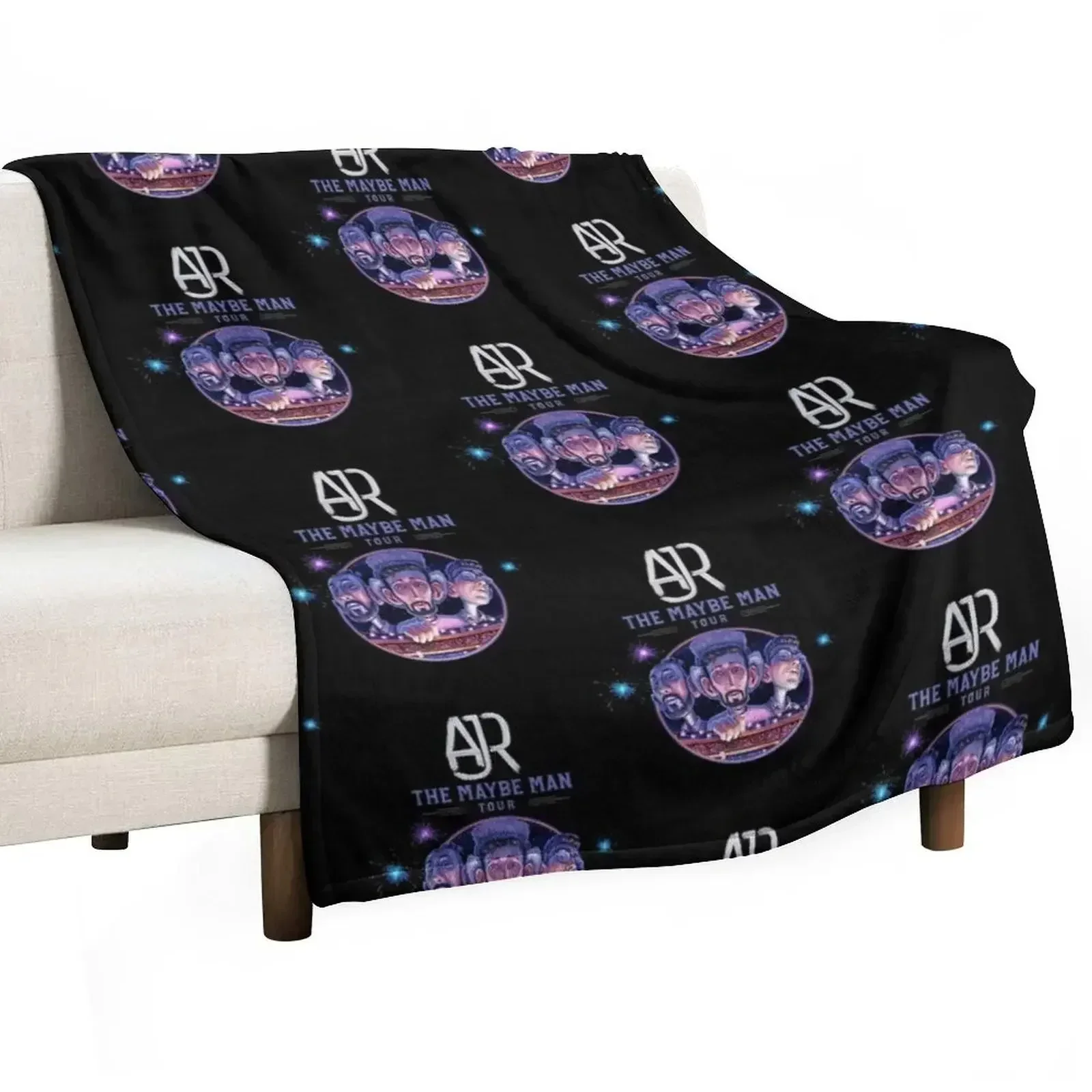 

AJR The Maybe Man Tour Throw Blanket funny gift Decorative Beds Blankets