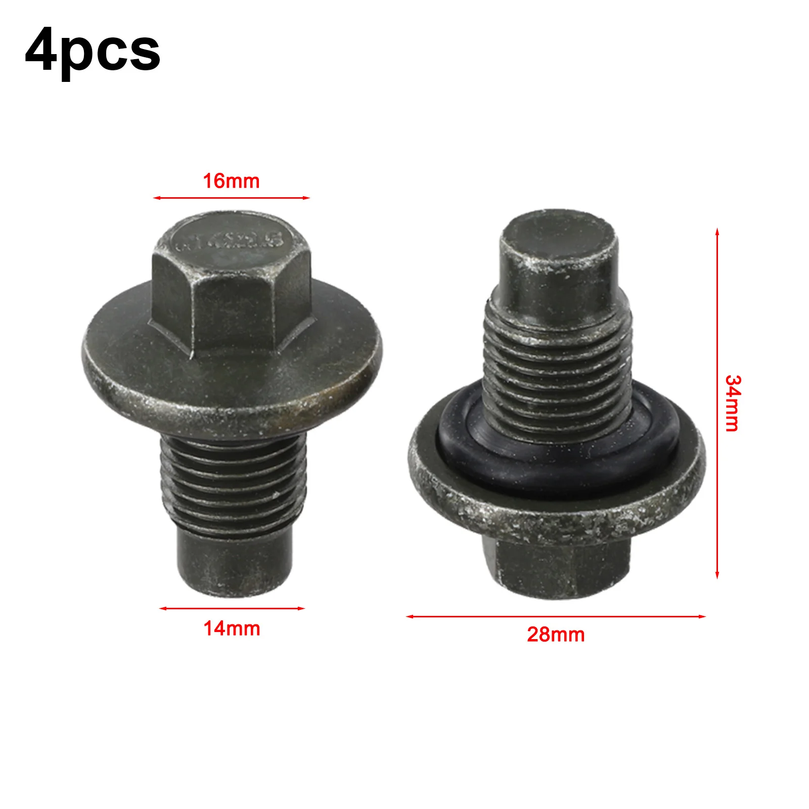 Oil Change Service Focus Fiesta Oil Screw Engine Maintenance Part Robust Metal Construction Designed For Ford Vehicles