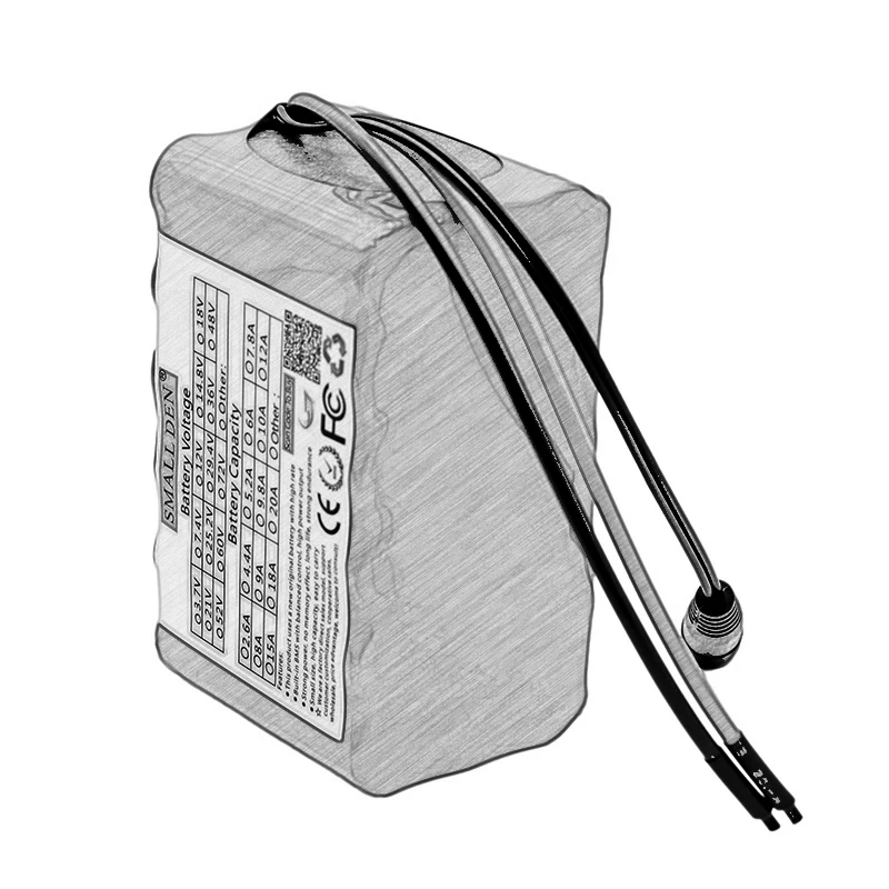 

36V 4.4ah 7.8Ah 6Ah 5.2Ah 10Ah batteries new 18650 Lithium Battery Pack Built in 15A BMS For 1000W Electric scooter