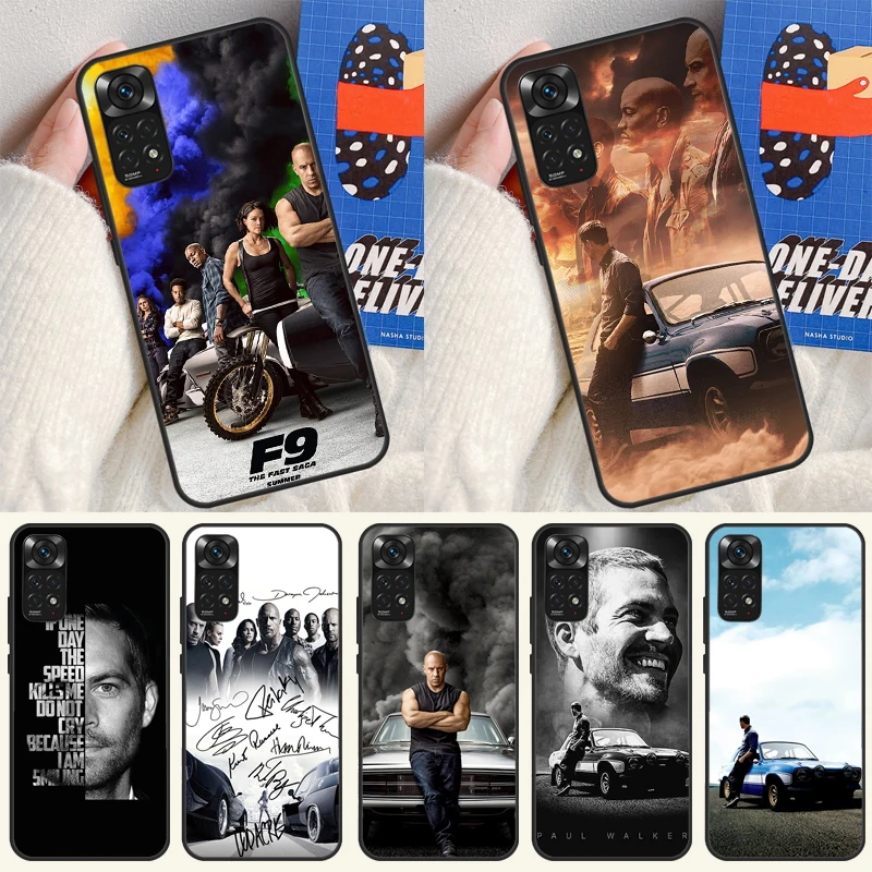 حافظة فيلم سريعة وغاضبة لهاتف Xiaomi Redmi Note 13 12 Pro 14 11 9 10 9S 10S 11S 12S Redmi 14C 13C 10C 12C