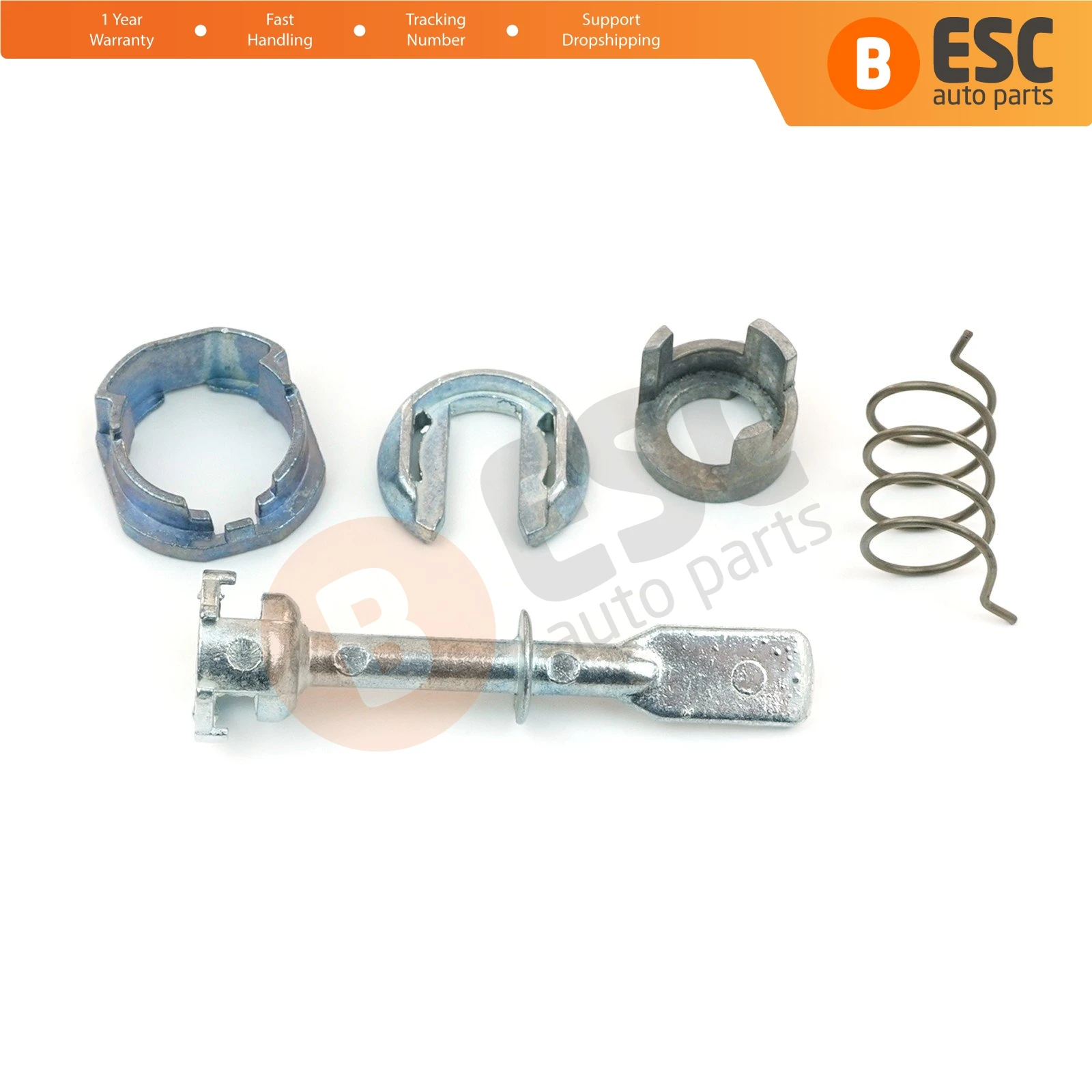 

ESC EDP30 Door Lock Barrel Kit Front for Seat Cordoba 1997-2002 6K4 837 223A VW Polo 6N 4/5 Polo 2/3 1997-2001 6N0 837 223A