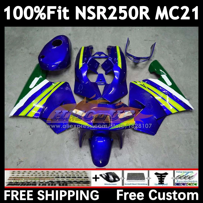 Injection For HONDA NSR 250 MC21 PGM3 NSR250R 90 91 92 93 94No.16 NSR250 R RR NSR movistar blue 250R 1990 1991 1992 1993 Fairing