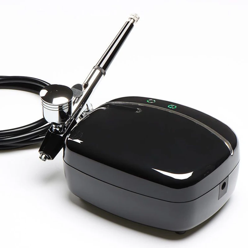 Airbrush Compressor Kit Air Pump for Model Painting Nail Art Furniture Multi-Function Model Spray Gun Set with 0.3mm Nozzle