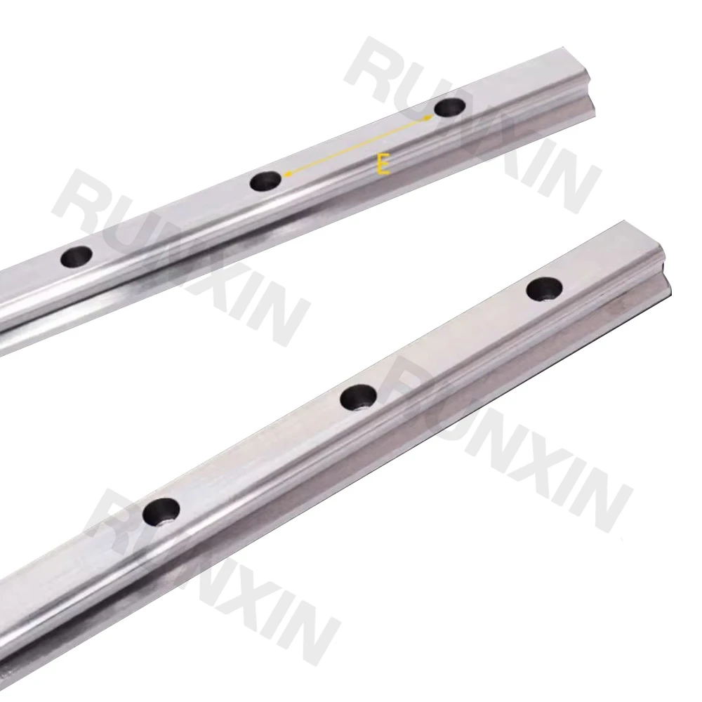 RXTNC 2pc HGR15 HGR20 HGR25 HGR30 HGR35 L200-1500mm binario di guida lineare quadrato per carrelli a scorrimento HIWIN incisione CNC