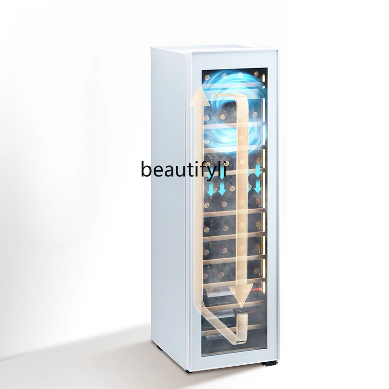 

Ice bar 125 liters refrigerated cabinet wine cabinet household tea beverage cabinet ultra-thin air-cooled