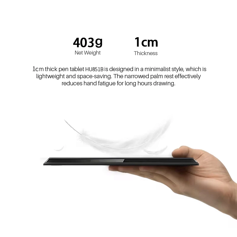 UGEE HU851製図板 8.5インチ 描画ボード ペン付き、Androidスマートフォン、ノートパソコン、グラフィックタブレットと簡単に接続可能